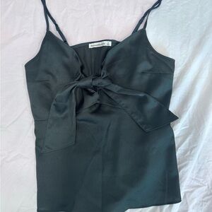 Abercrombie & Fitch Black Satin Camisole